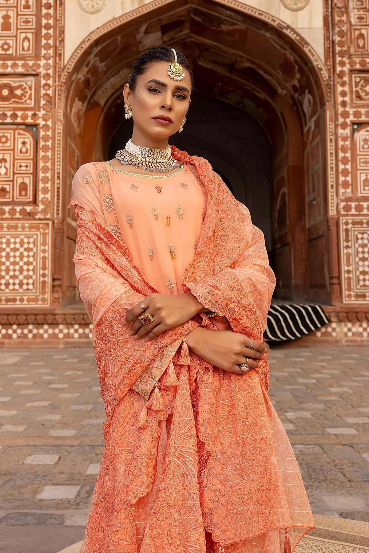 Allure by Charizma Embroidered Chiffon Collection – CAL22-05