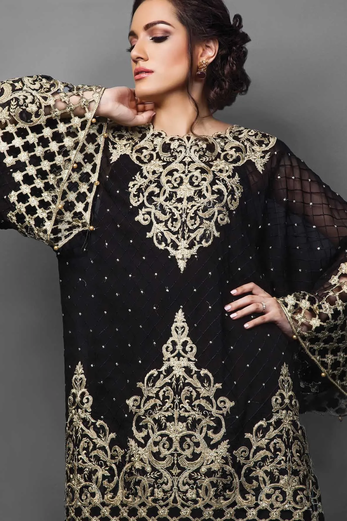 Anaya Festive Chiffon Collection – Midnight Star