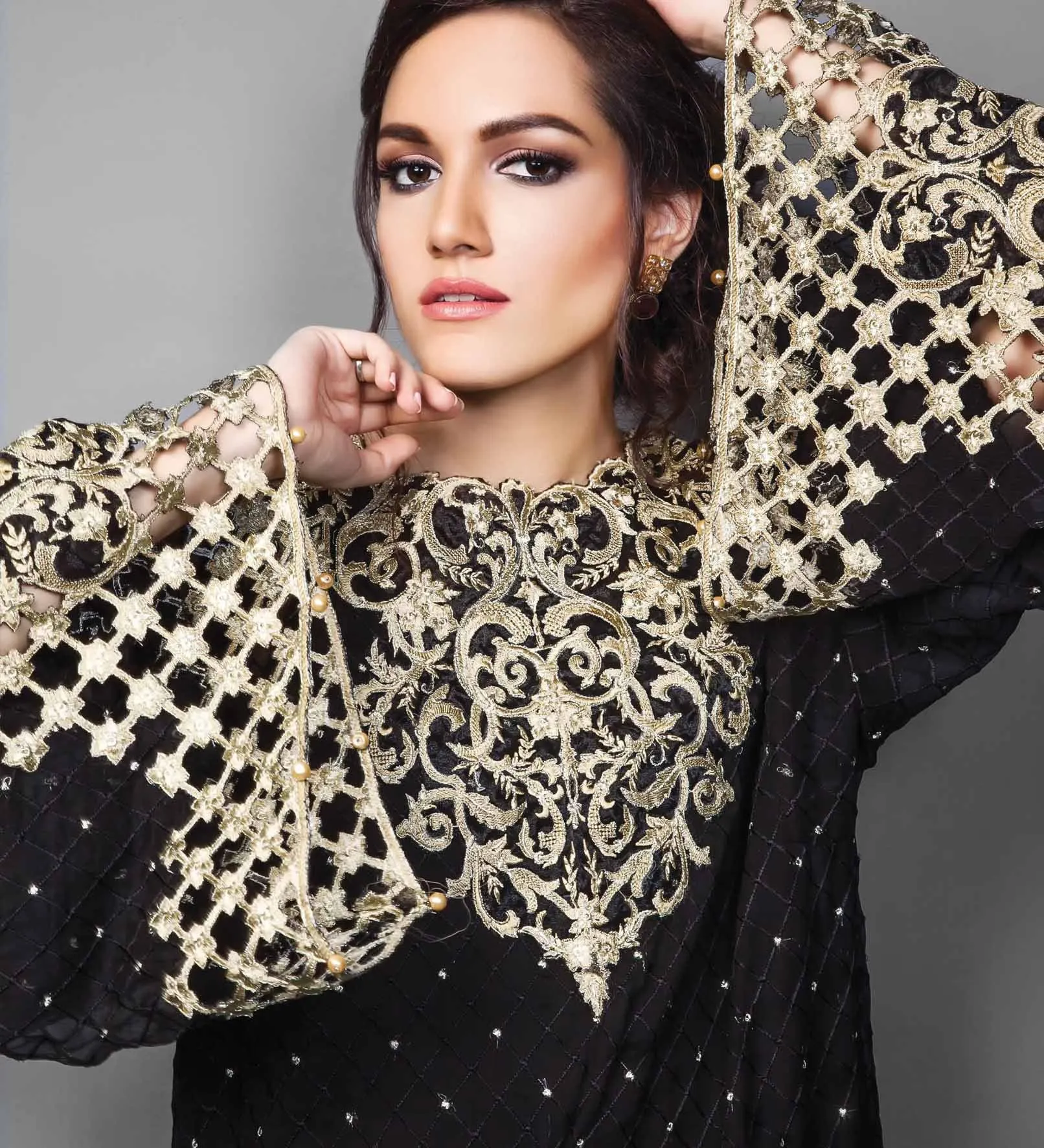 Anaya Festive Chiffon Collection – Midnight Star