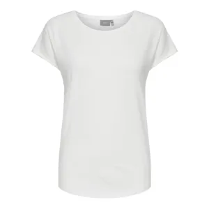 B Young Pamila Short Sleeve T-Shirt Off White