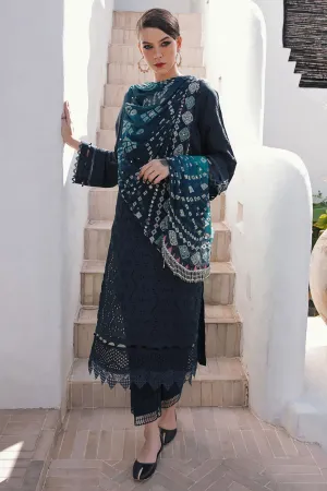 Elegant Unstitched 3-Piece Embroidered Chikankari Suit - Nureh 2023 Collection, NDS-85