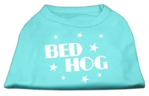 Bed Hog Screen Printed Shirt  Aqua Sm (10)