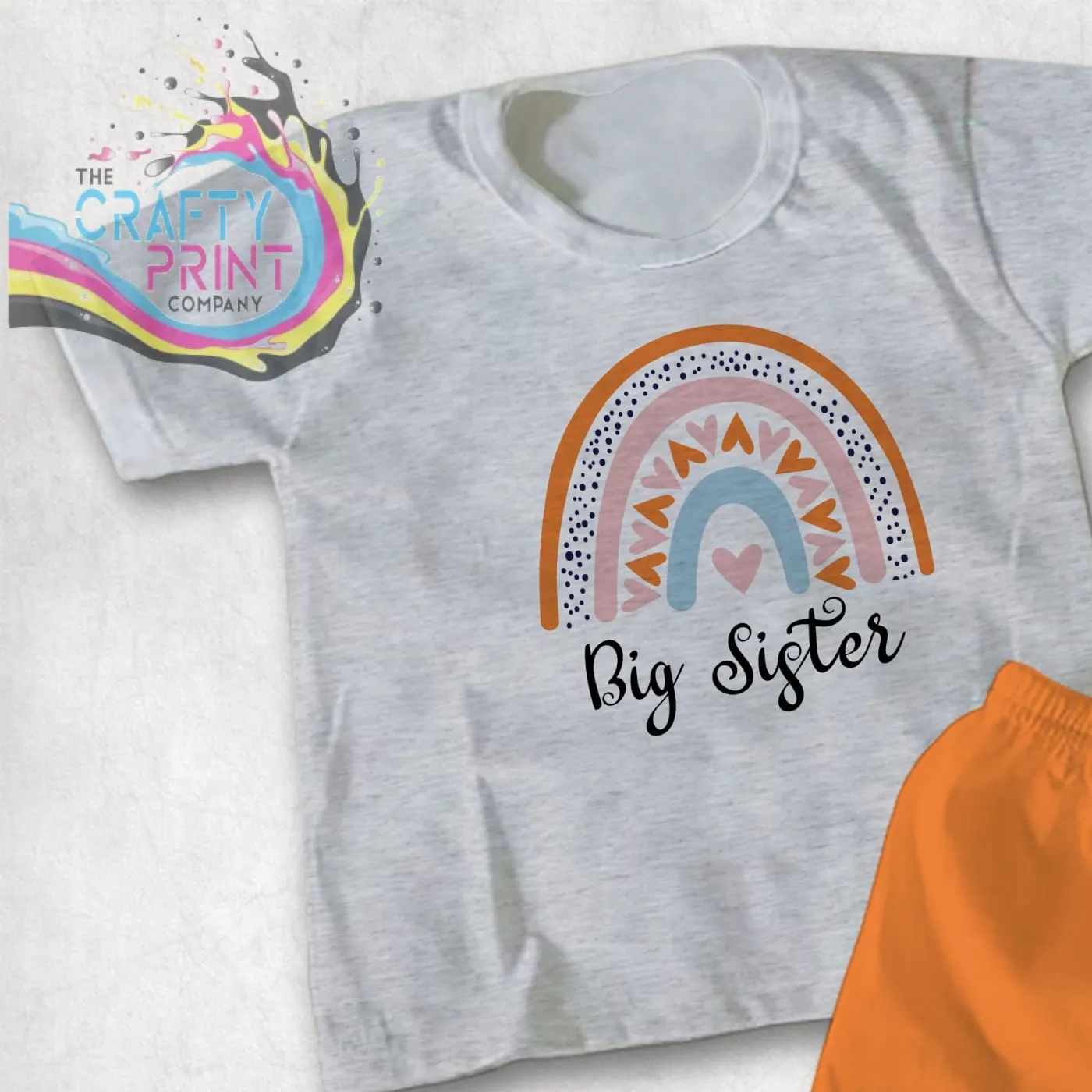 Big Sister Rainbow Children's T-shirt