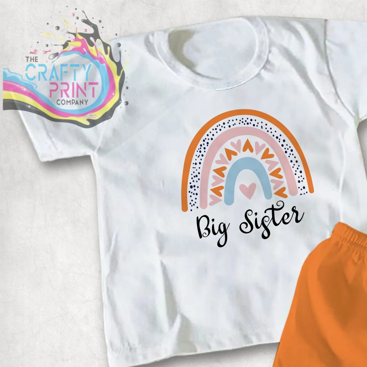 Big Sister Rainbow Children's T-shirt