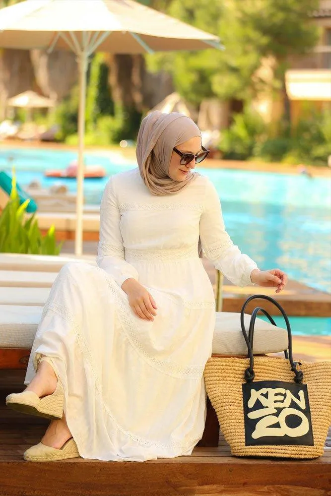 Boho Modest Dress