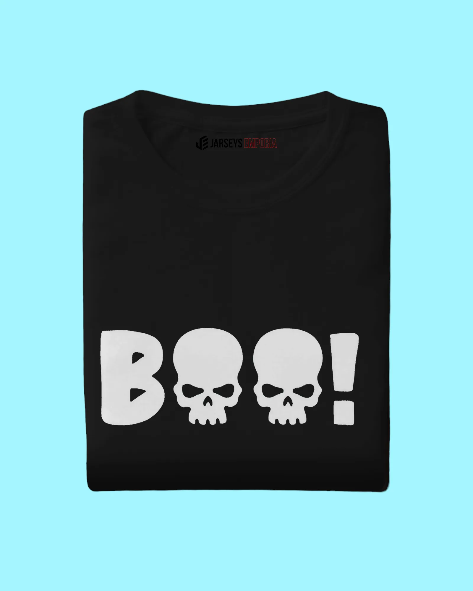 Boo! Printed Men's Black T-Shirt