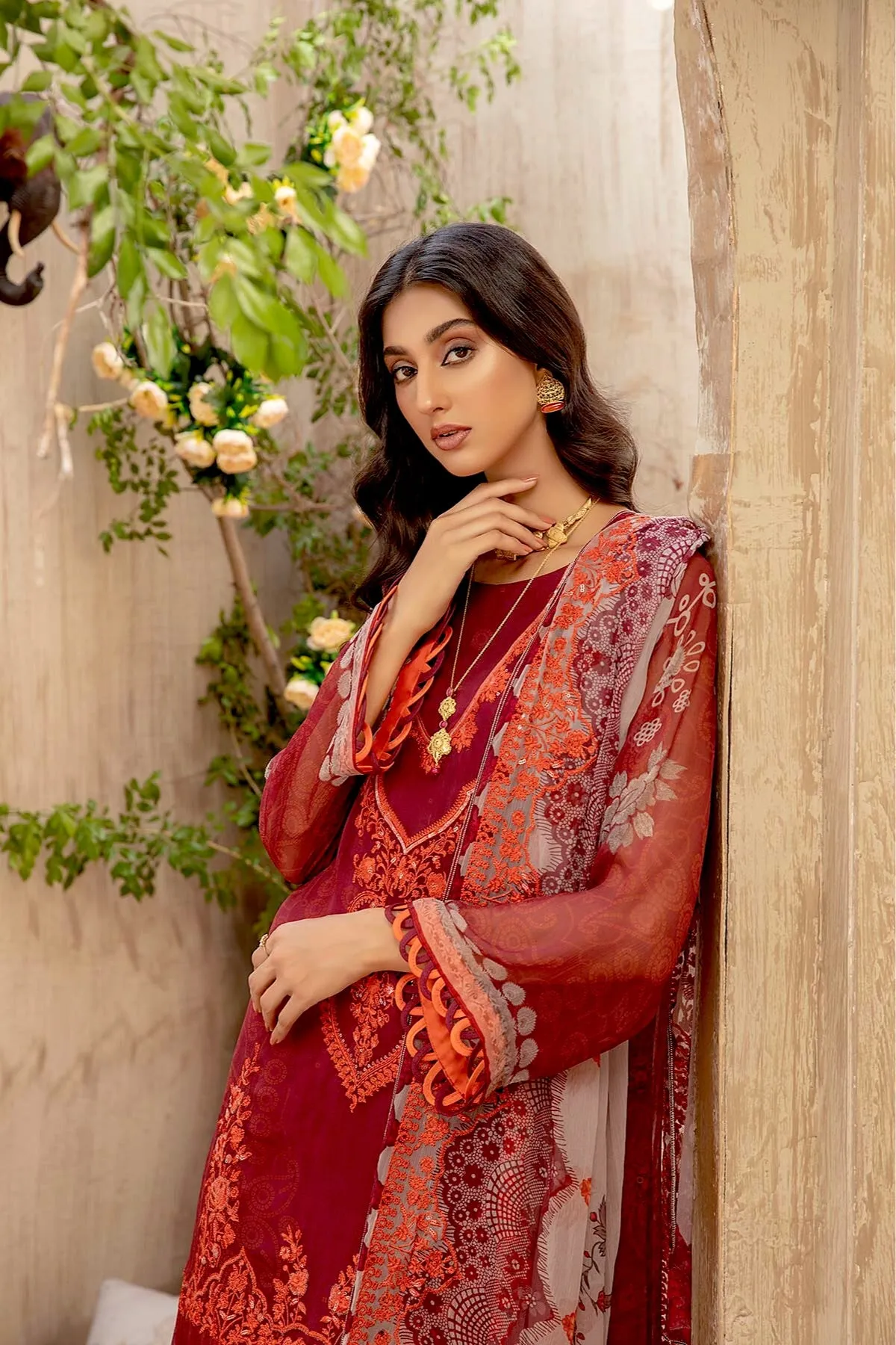 Charizma Vasal Embroidered Chiffon Collection 2021 – VSL-15