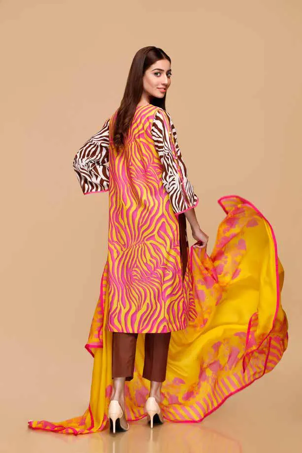 Charizma Yellow Series Spring/Summer Lawn Collection – YE-01B