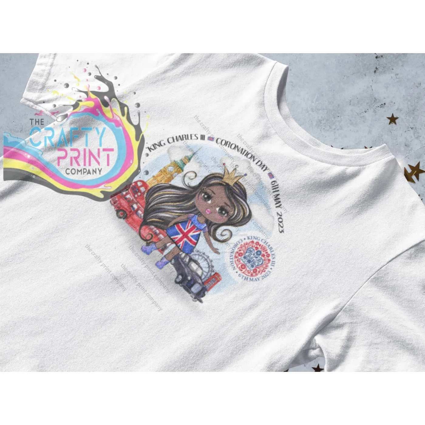 Coronation Girl T-shirt Printed with Logo