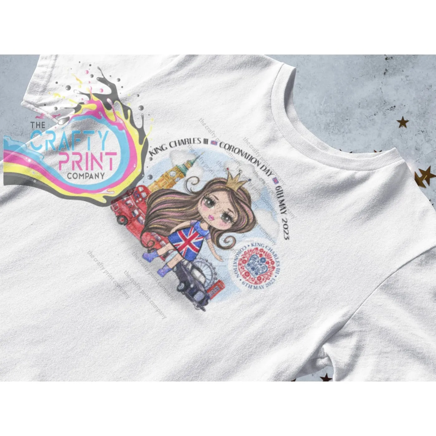 Coronation Girl T-shirt Printed with Logo