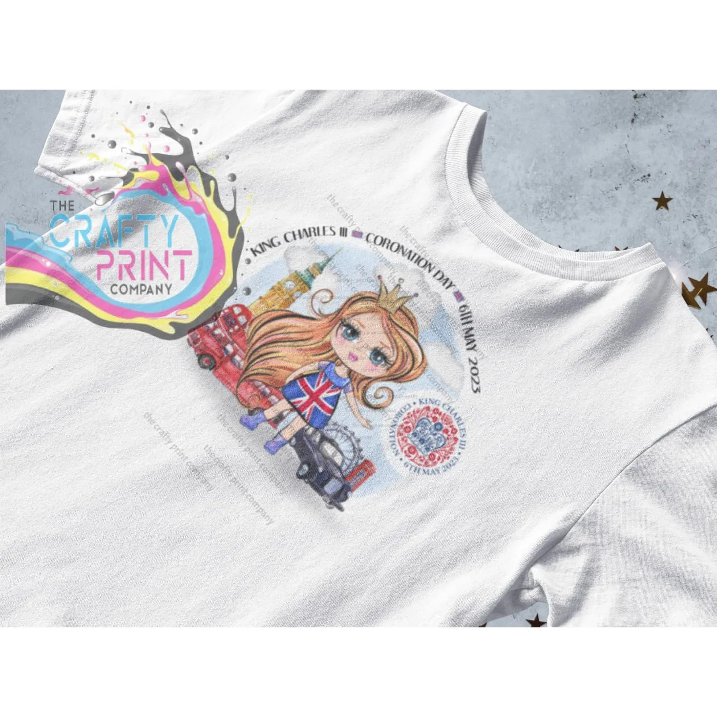 Coronation Girl T-shirt Printed with Logo