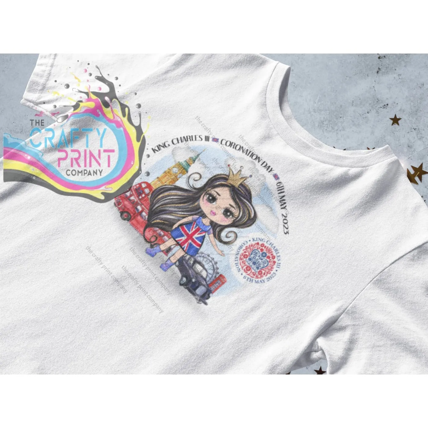 Coronation Girl T-shirt Printed with Logo