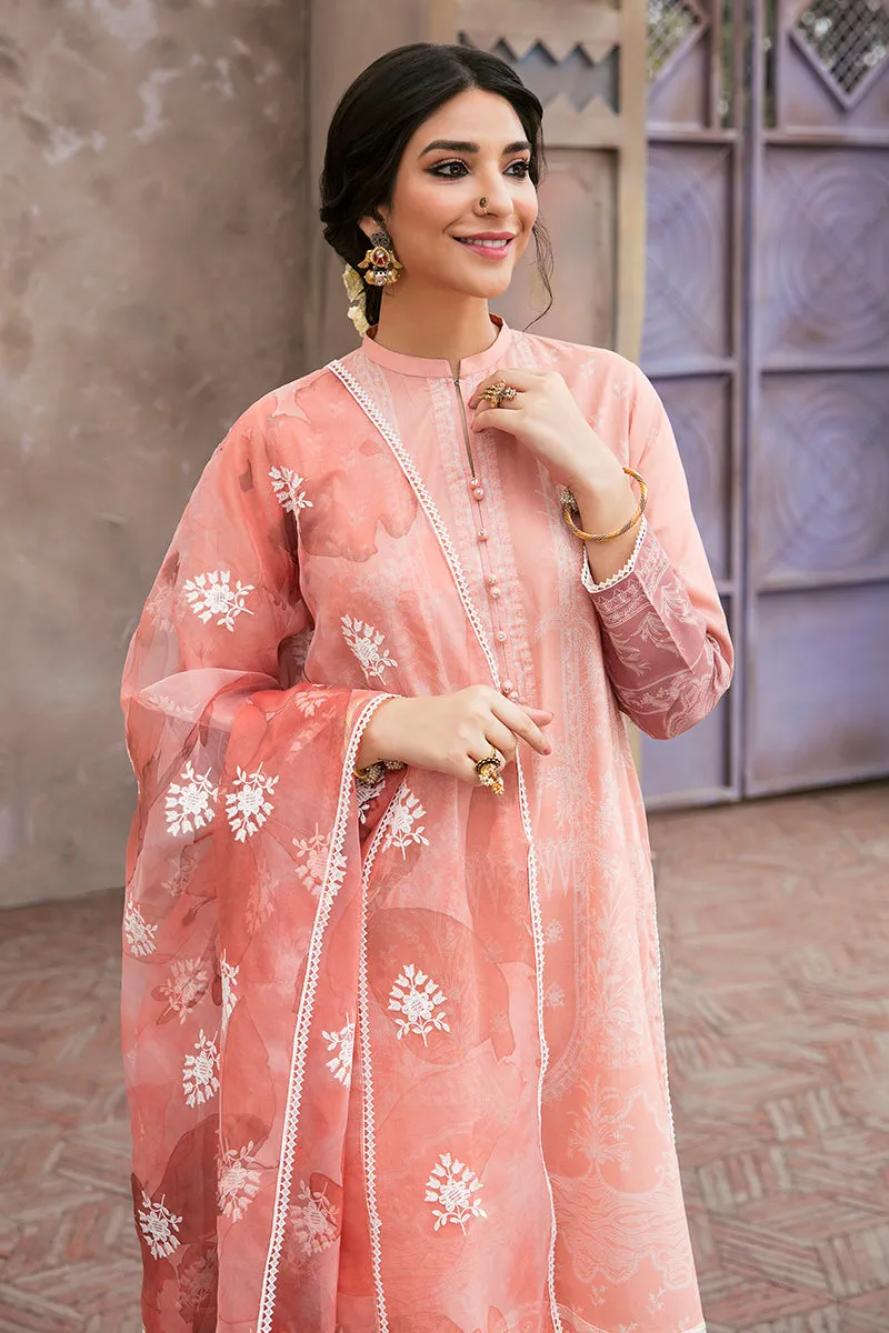 Cross Stitch Festive Eid Lawn Collection Vol-2 – LISSOM FLORET-3PC PRINTED LAWN SUIT