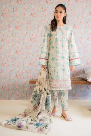 Cross Stitch Petals & Prints Lawn Collection – BLUE MIST