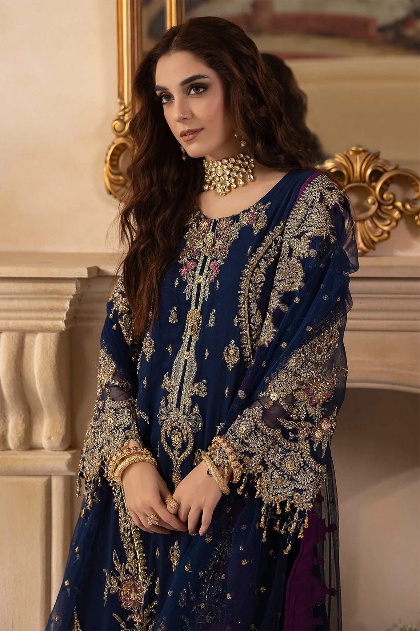 Dastan E Jashan By Charizma Unstitched 3 Piece Premium Chiffon Limited Edition Vol-02 Collection'2024-DJW4-01