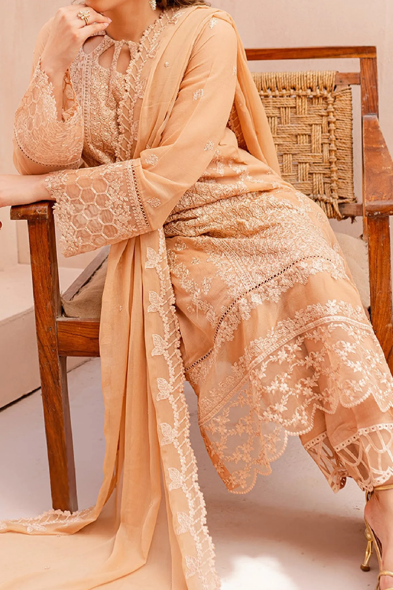 Ensembles By Azure Unstitched 3 Piece Festive Formals Eid Edit Collection'2024-01-Sunlit