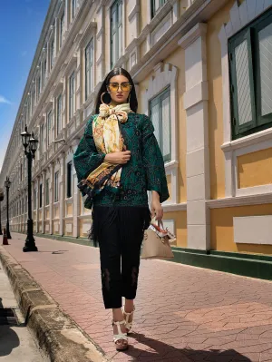 Erum Khan Embroidered Chiffon Collection – Emerald Fantasy