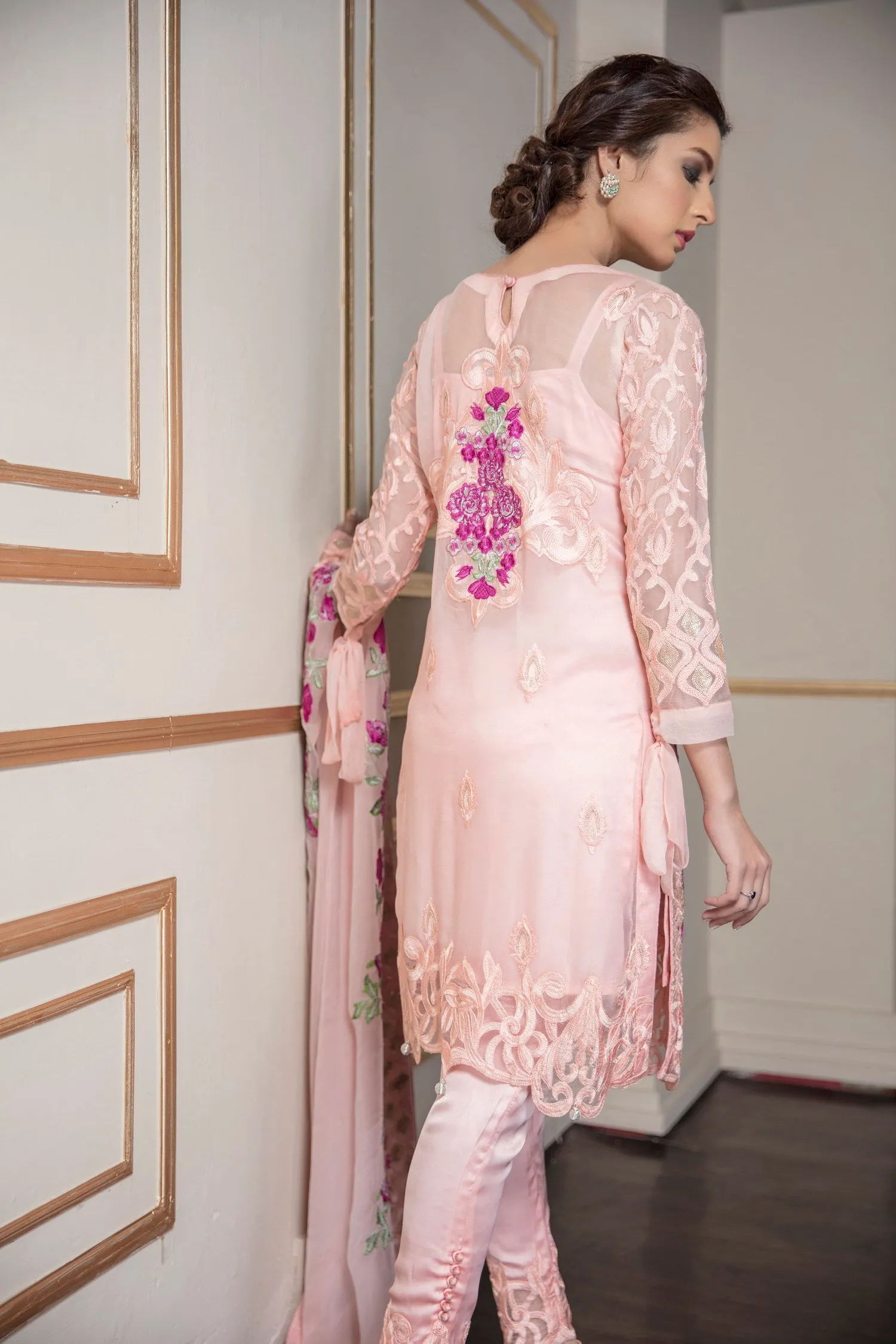 Eshaal Embroidered Luxury Chiffon Collection by Emaan Adeel – Blushing Ornate