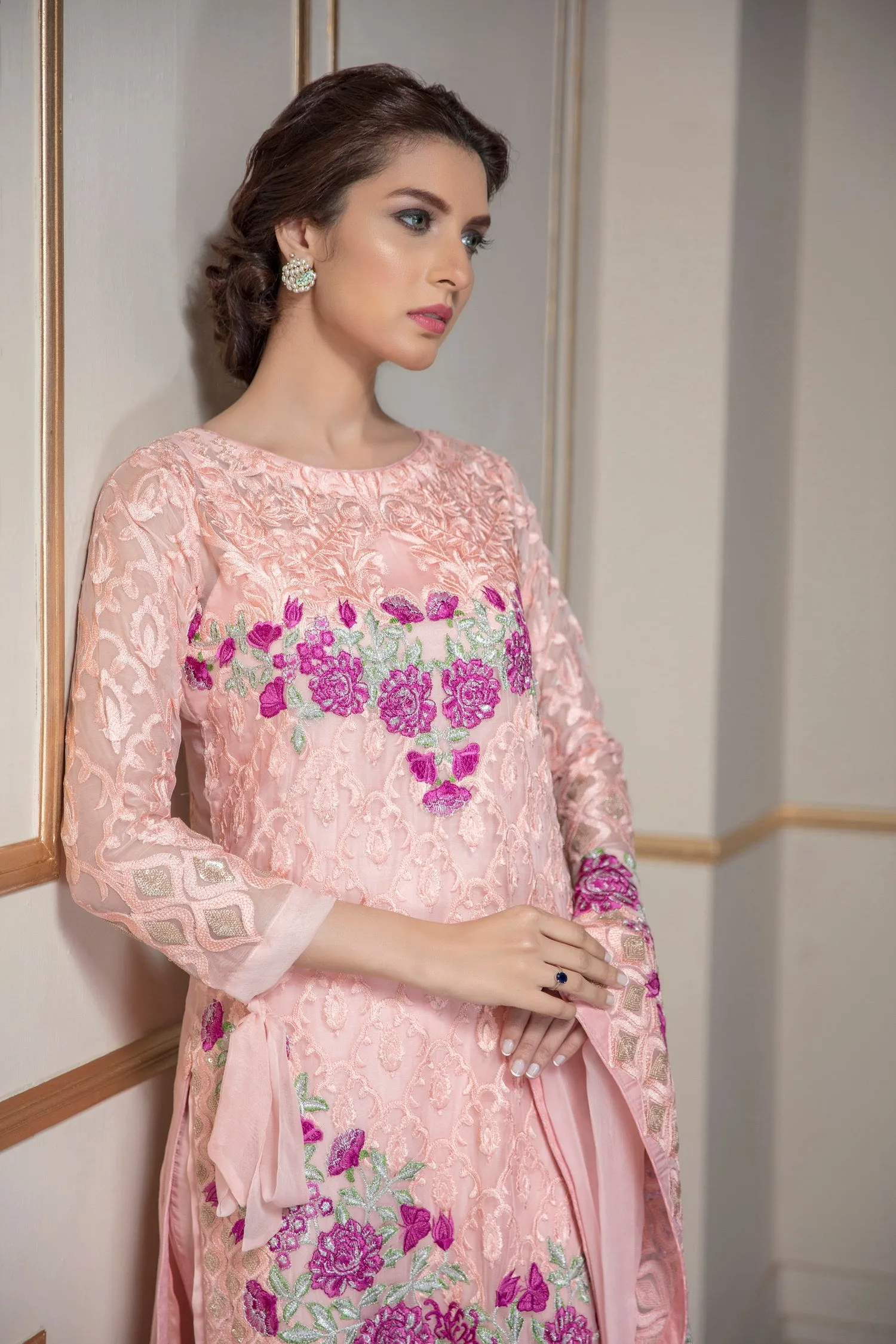 Eshaal Embroidered Luxury Chiffon Collection by Emaan Adeel – Blushing Ornate