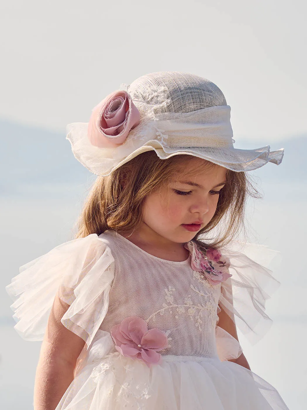 Girl's Handmade Linen Hat - VIENNA