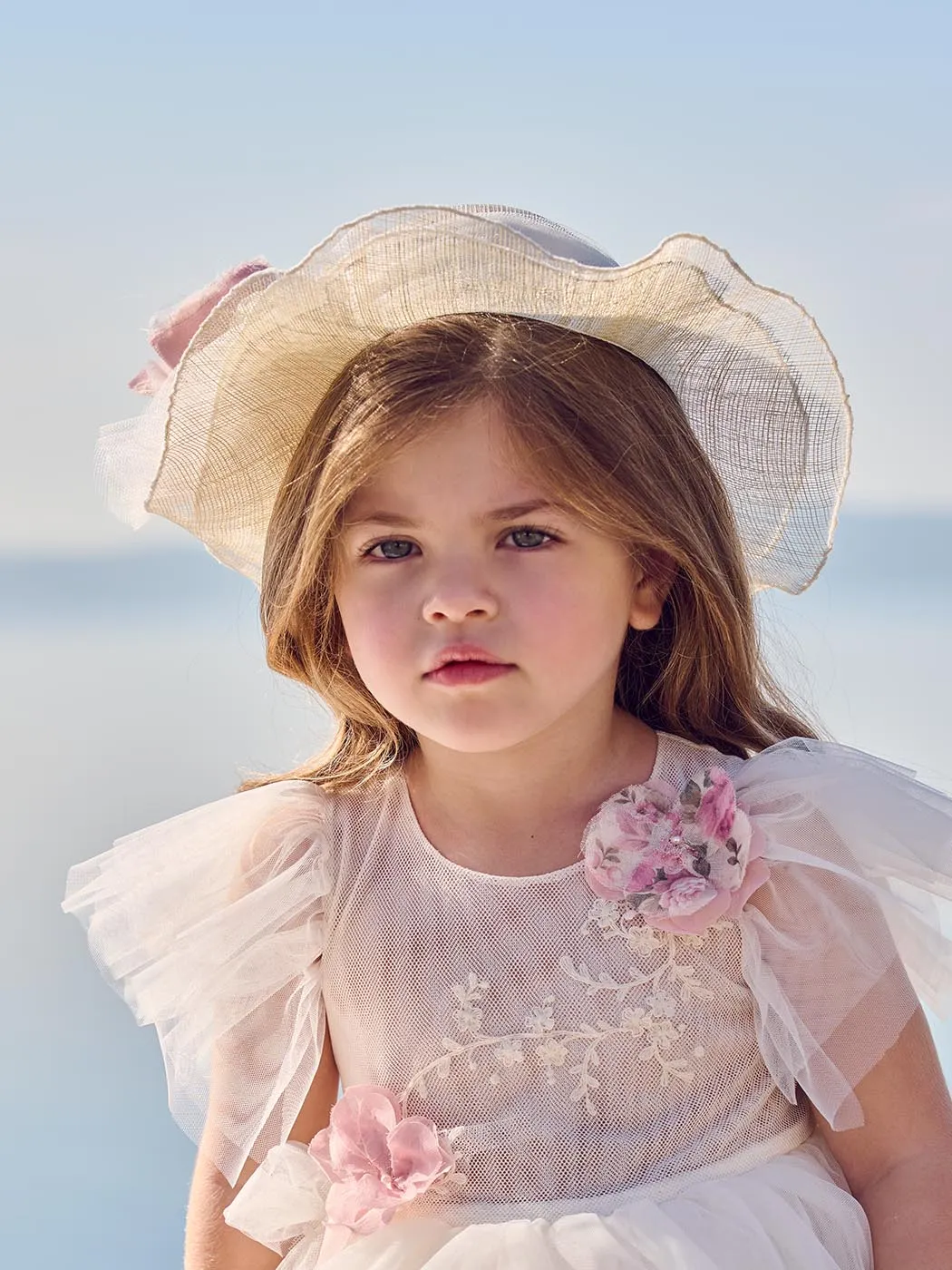 Girl's Handmade Linen Hat - VIENNA