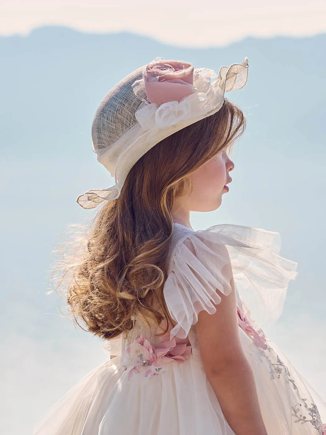 Girl's Handmade Linen Hat - VIENNA