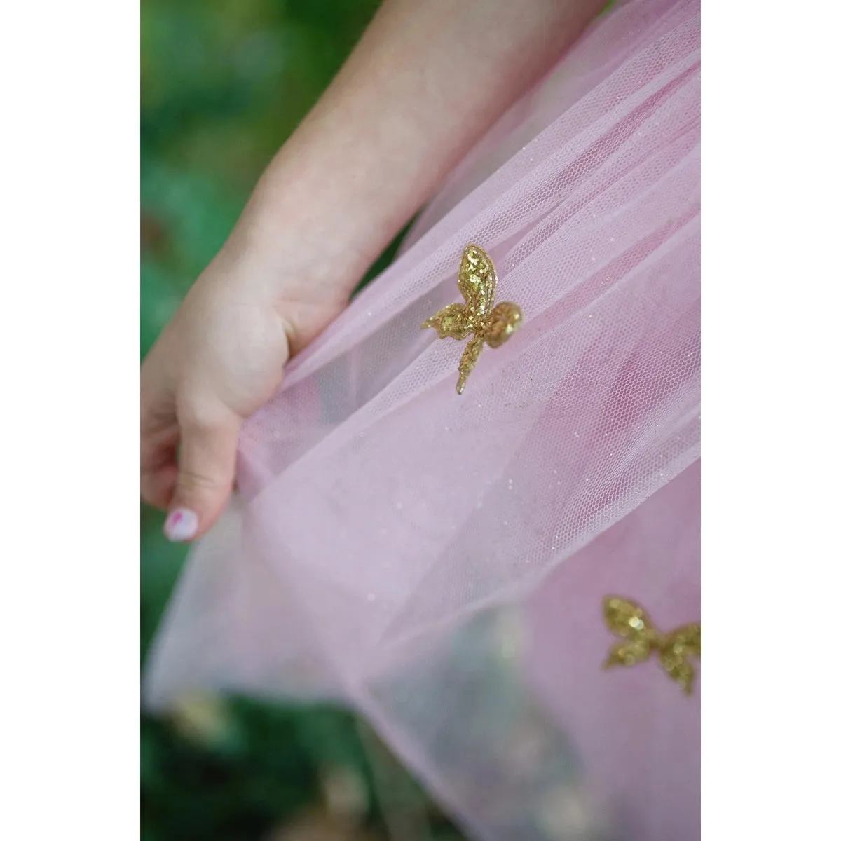 gold butterfly dress with wings