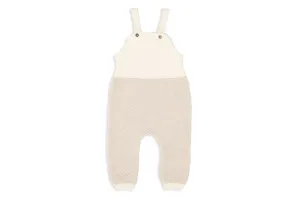 Jack Off-White Nut Merino Wool Suspenders