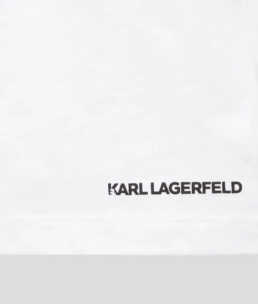 Karl Lagerfeld White Ikonik T-shirt