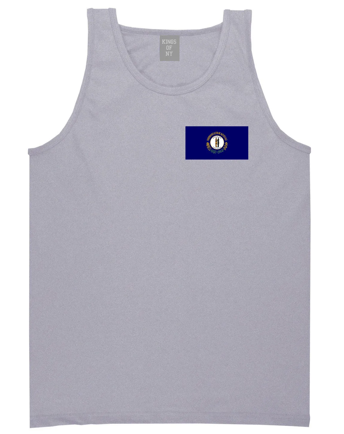 Kentucky State Flag KY Chest Mens Tank Top T-Shirt