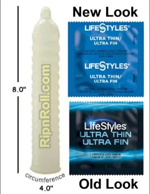 Lifestyles Ultra Thin Condoms - RipnRoll.com