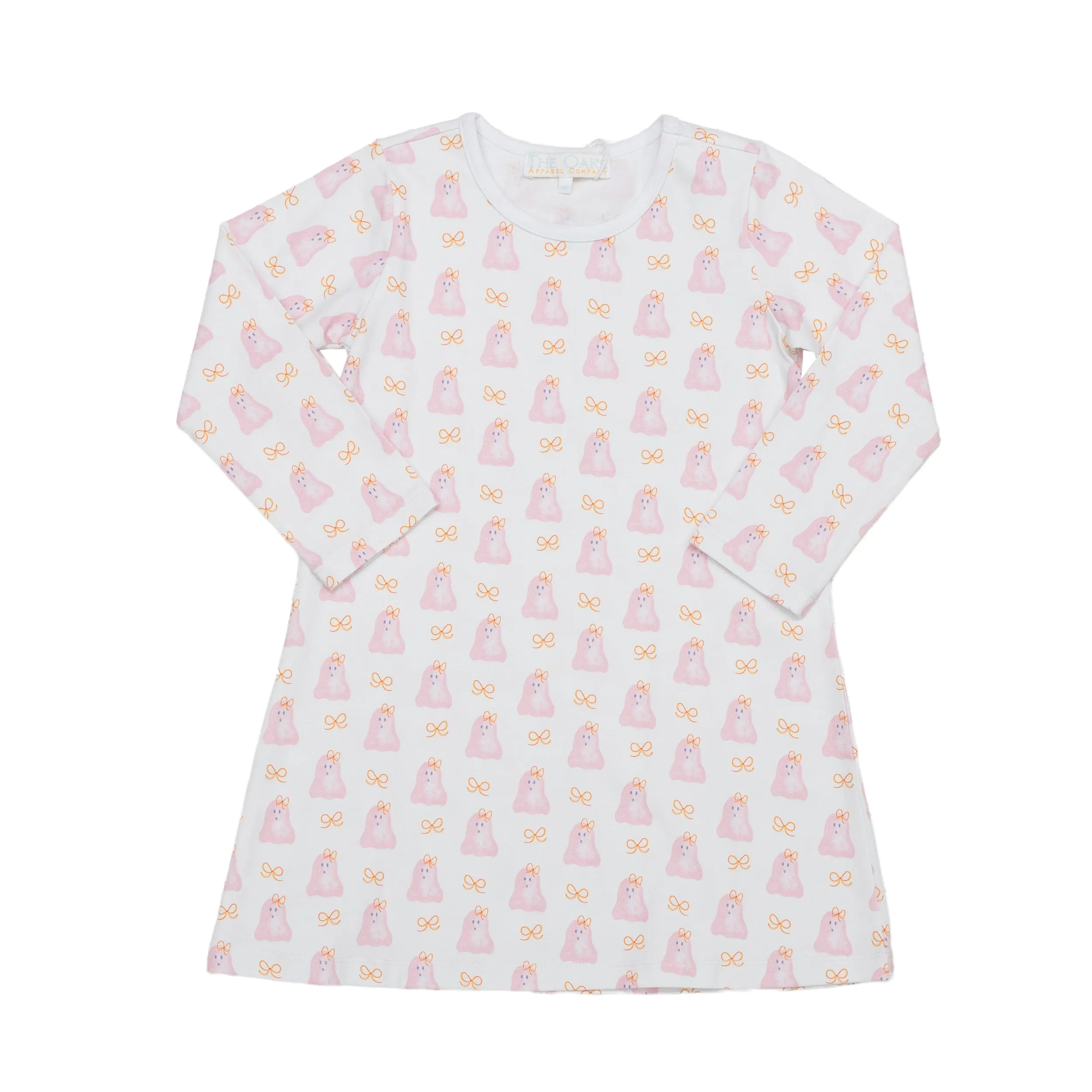 Mary Chase Ghostly Pink LS Dress