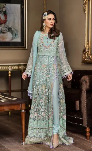 Maryam's Gold Luxury Embroidered Chiffon Collection Vol 5 – MG-56