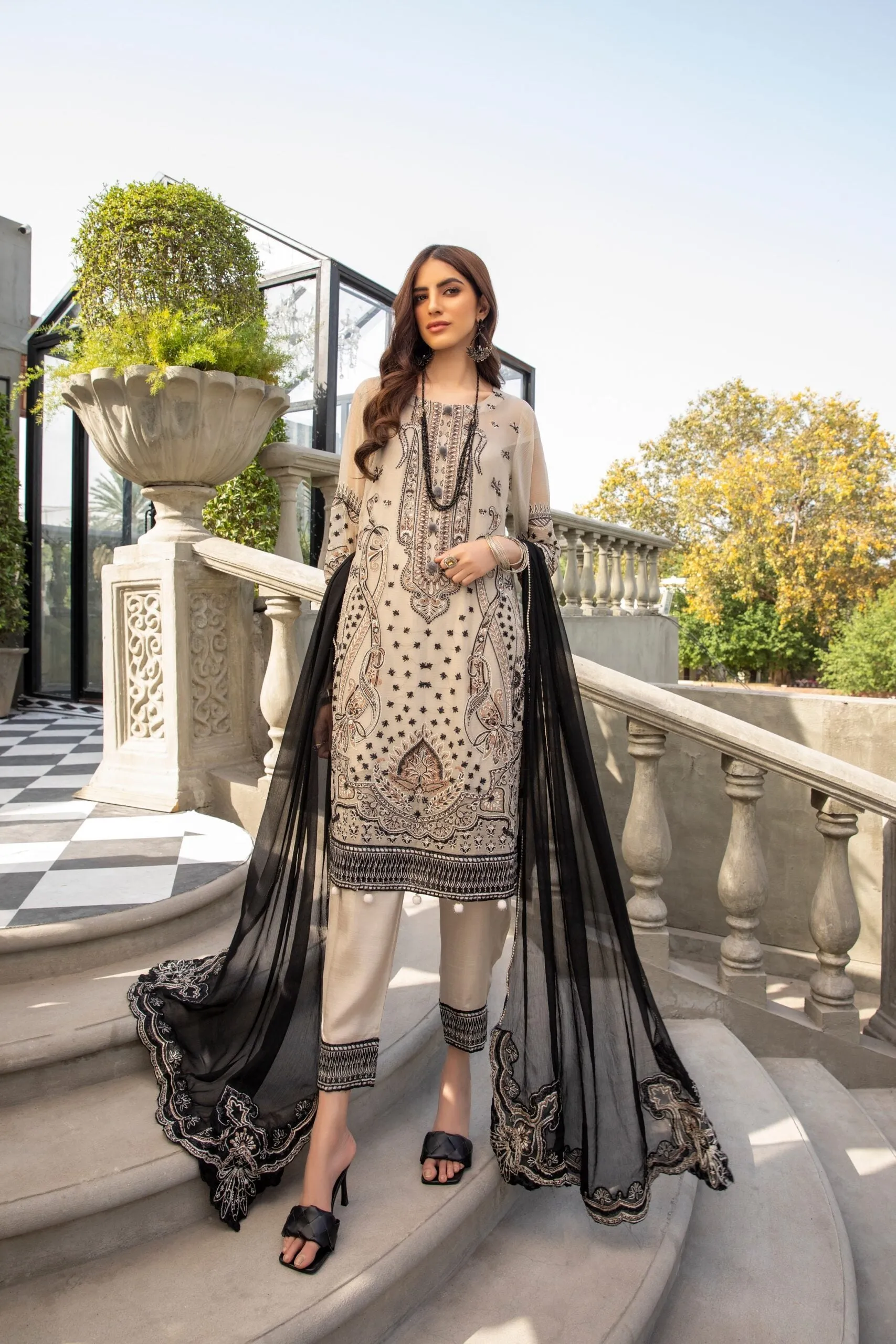 Meraki Embroidered Chiffon Collection Vol-3 – MCE3-8