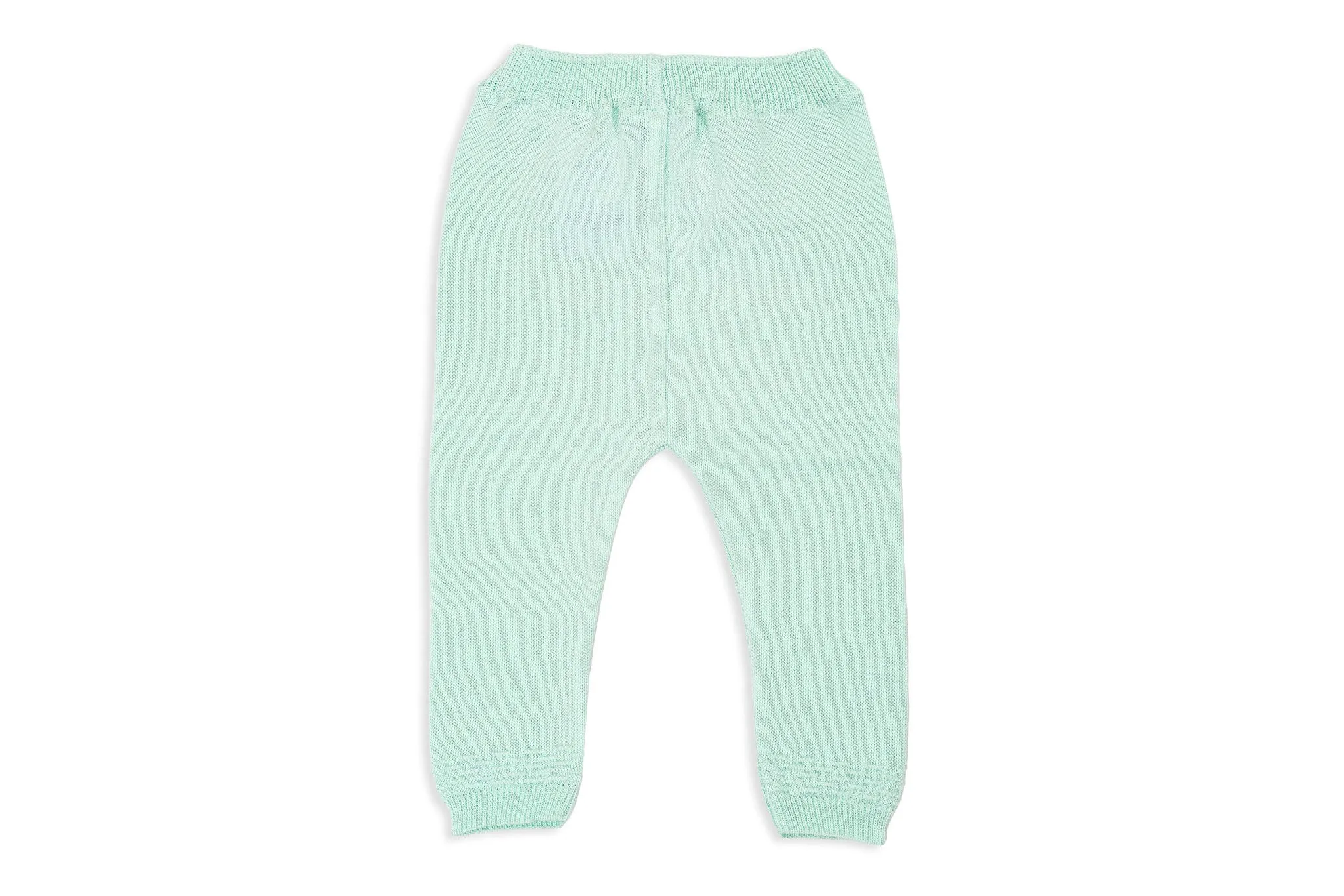 Mint Knit Pants with Pockets