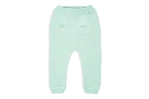 Mint Knit Pants with Pockets