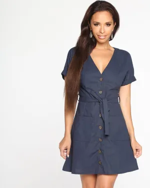 Miz Casa and Co Alice Dress Navy