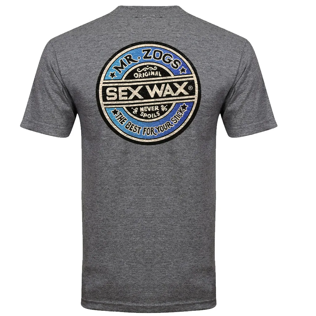 Mr. Zog's Sex Wax Mens Fade Tee - Graphite Heather