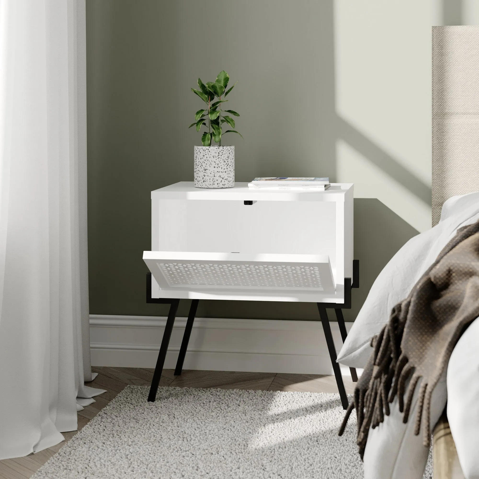 Nightstand Naive - White