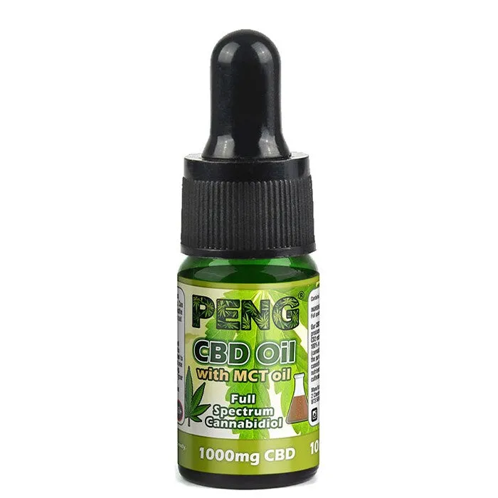 Peng 10ml Full Spectrum CBD MCT Oil - CBD E-Liquid - Various Strengths