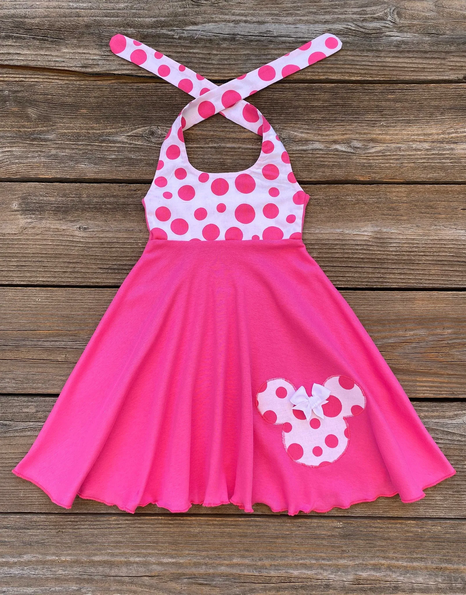 Pink Dot Minnie Mouse Dress