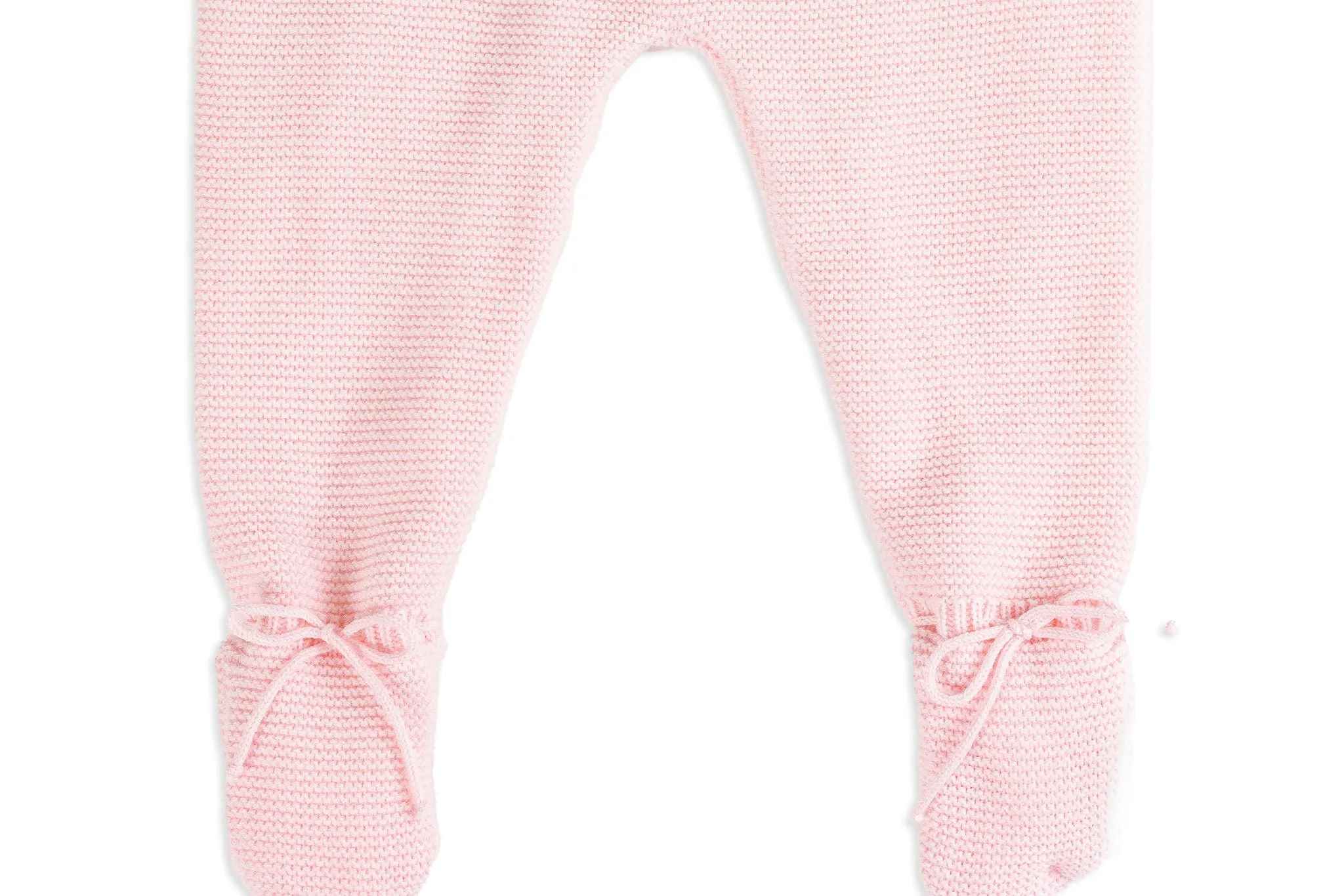 Pink Two-Piece Hooded Knit Set