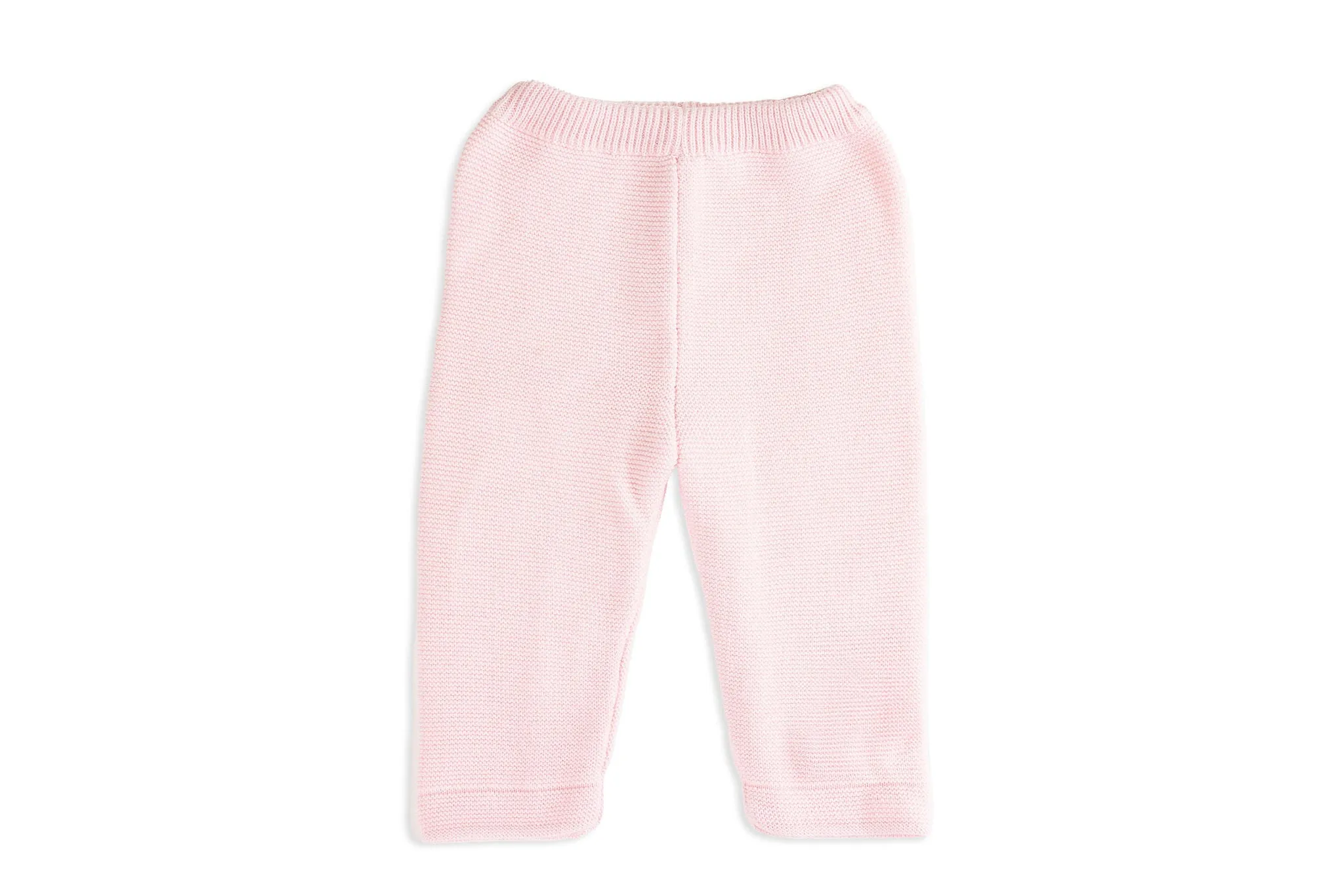 Pink Two-Piece Hooded Knit Set