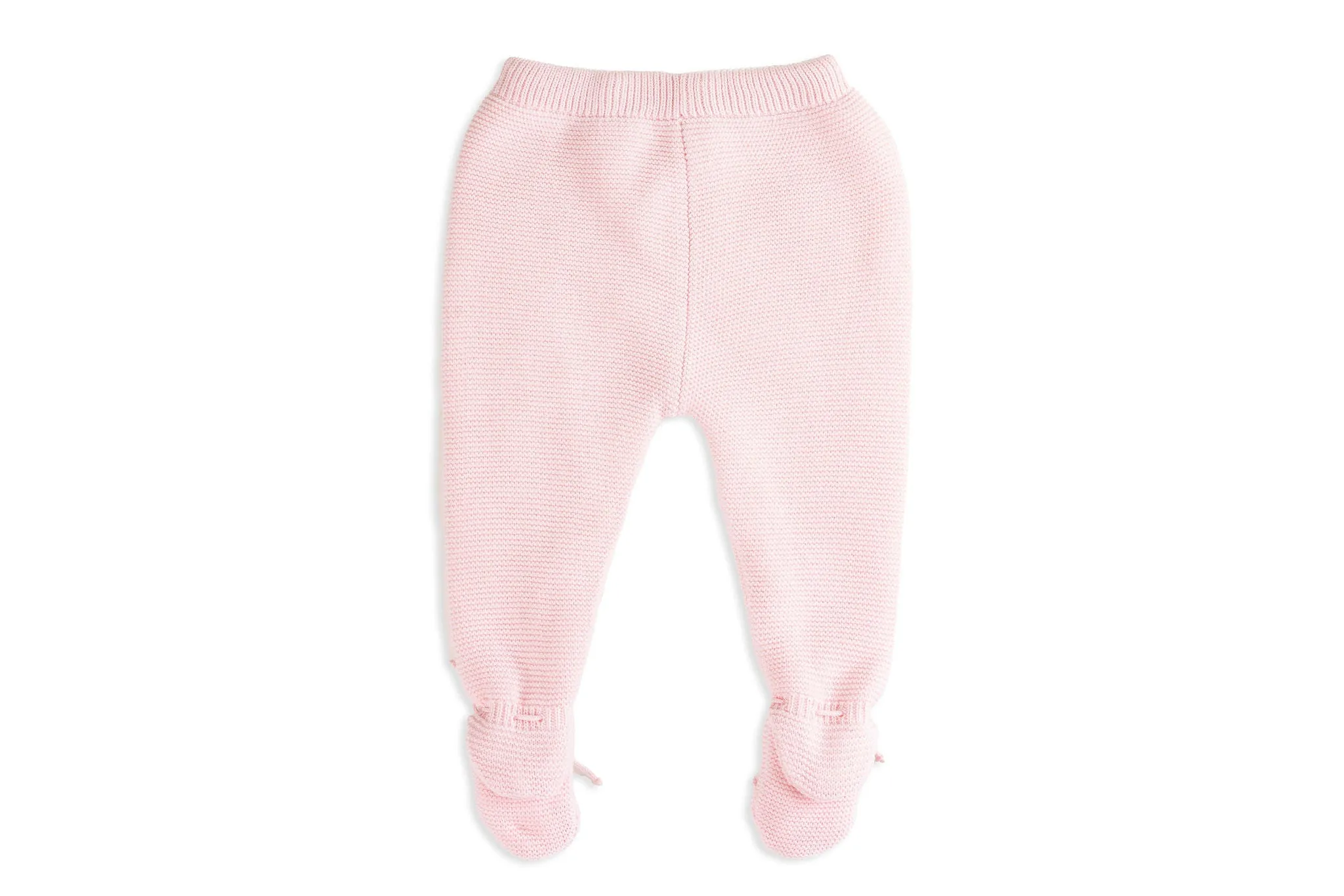 Pink Two-Piece Hooded Knit Set