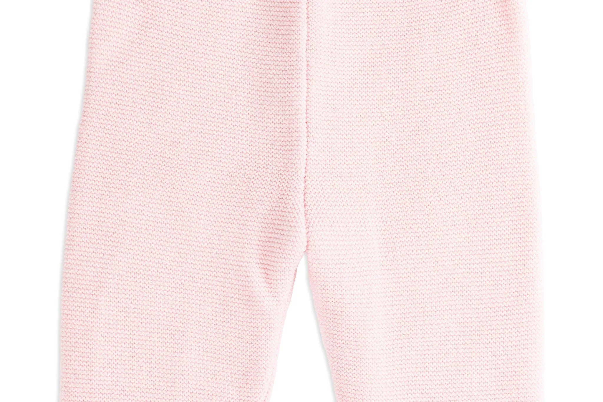 Pink Two-Piece Hooded Knit Set