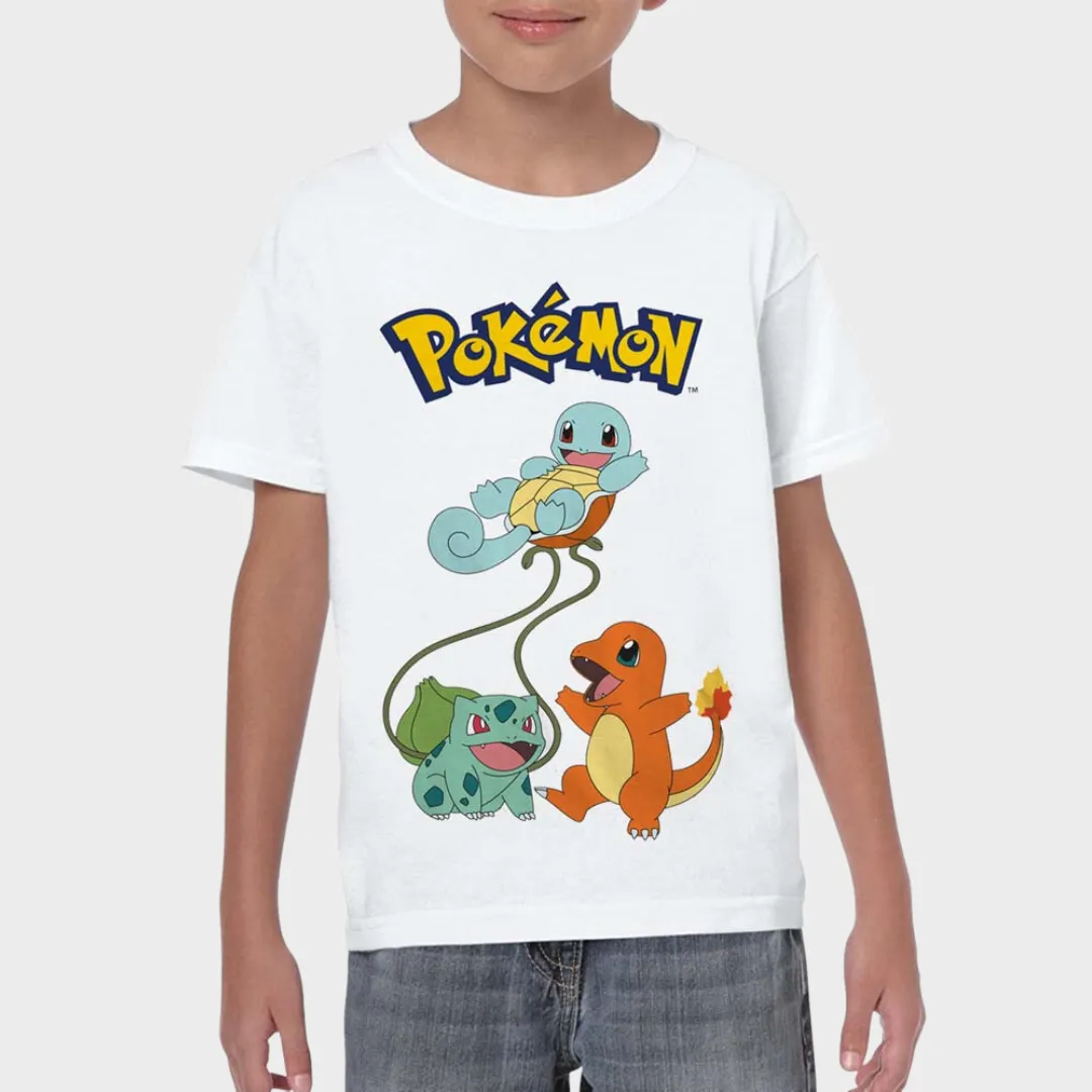 Pokemon Original Trio Kid's T-Shirt