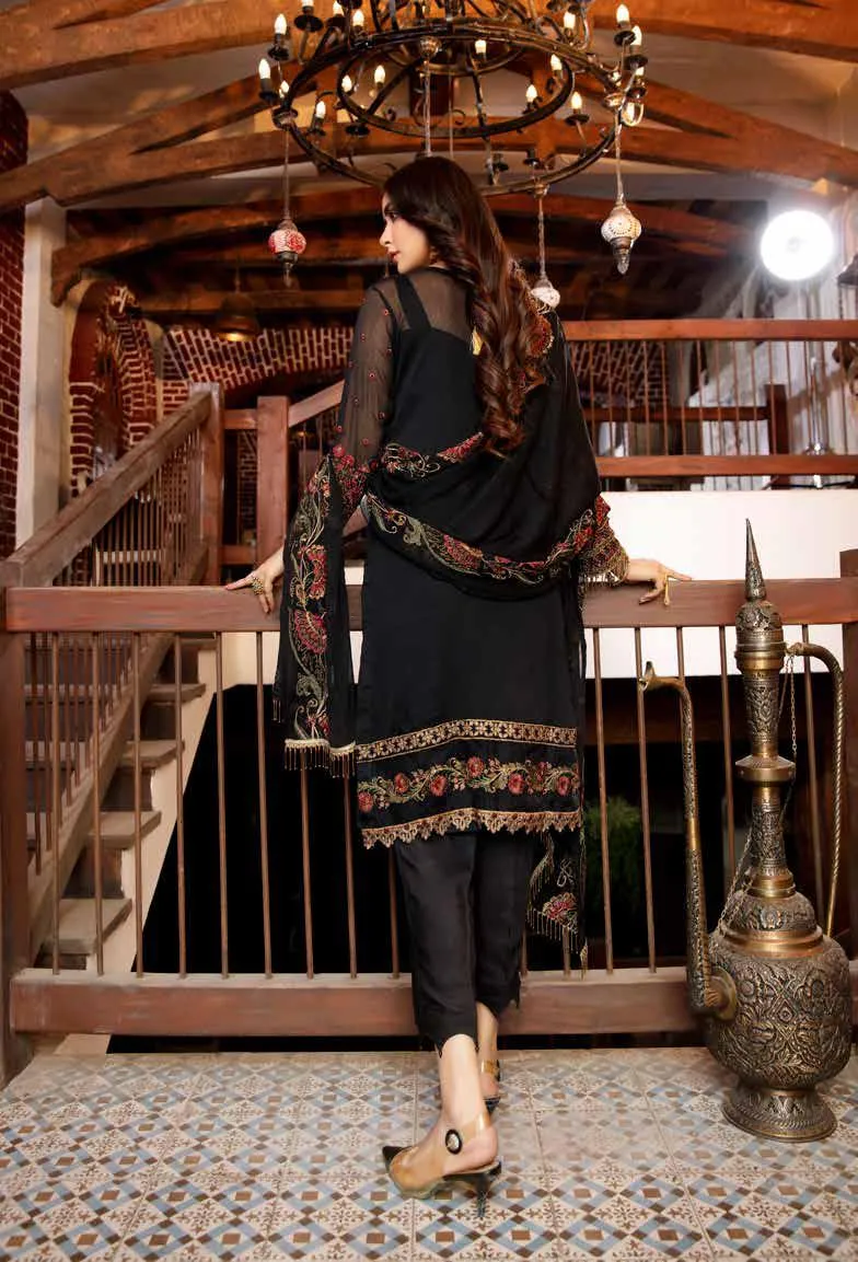 Poshak Luxury Chiffon Collection – D-069