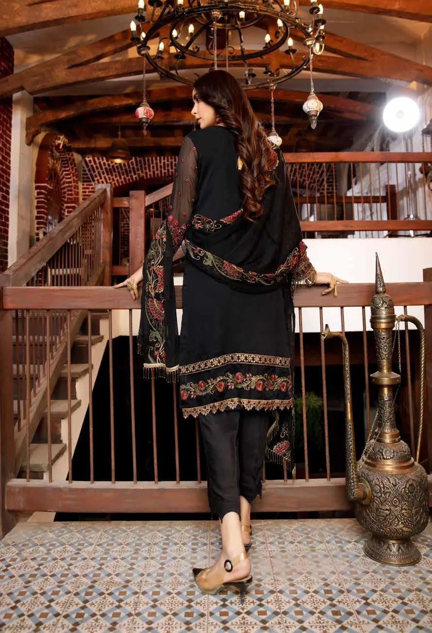 Poshak Luxury Chiffon Collection – D-069