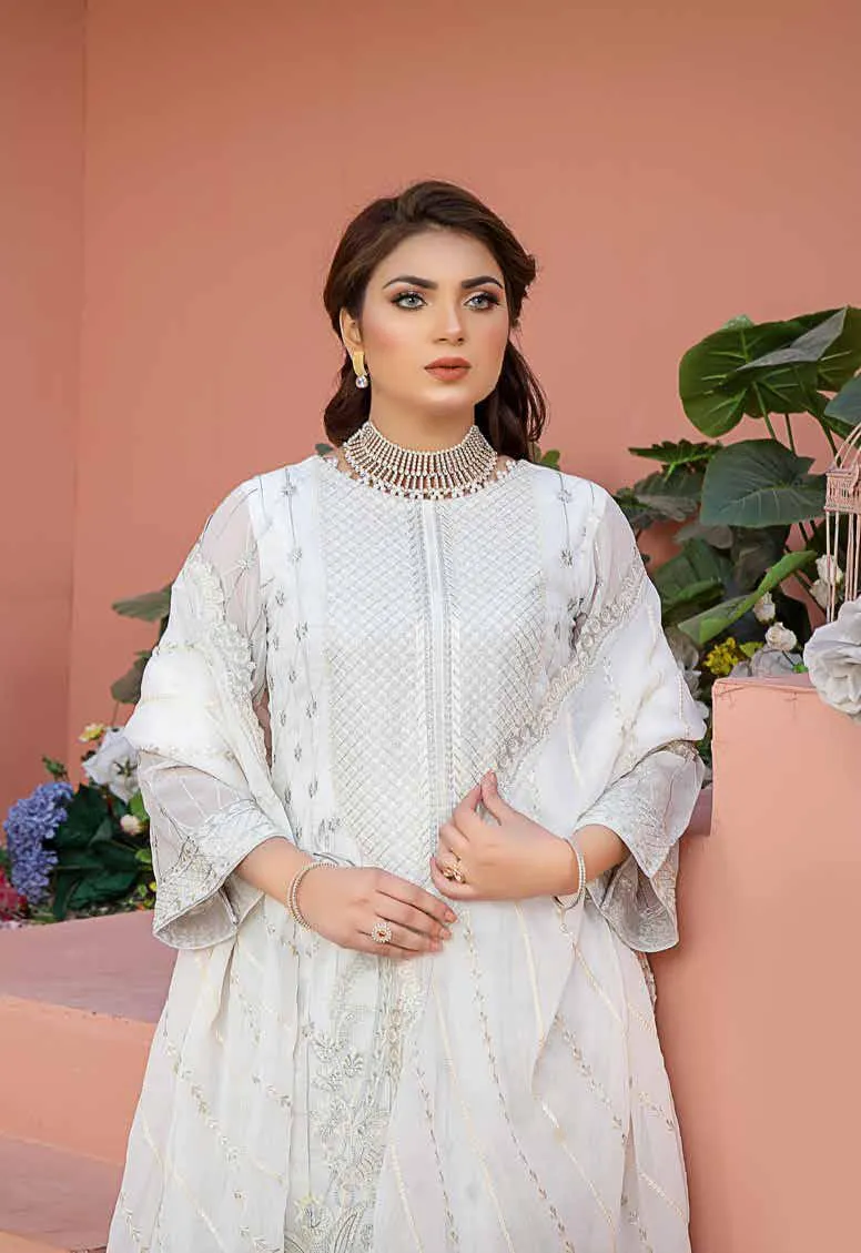 Poshak Sadabahar Embroidered Chiffon Collection – DN-03