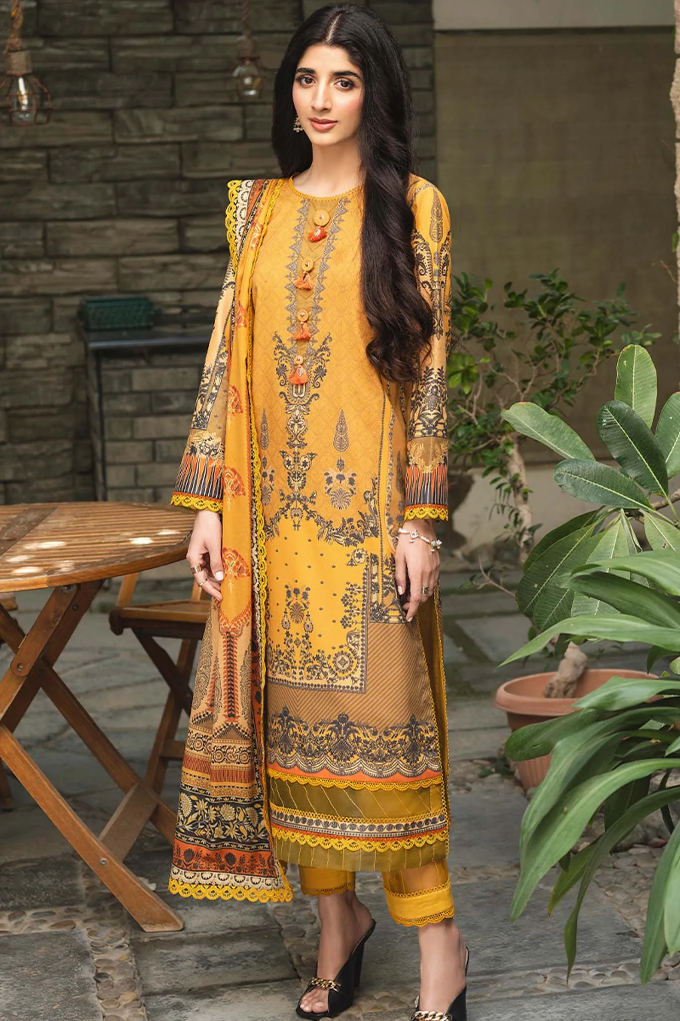 Rania by Asim Jofa Unstitched Lawn Collection'2023-AJRP-25